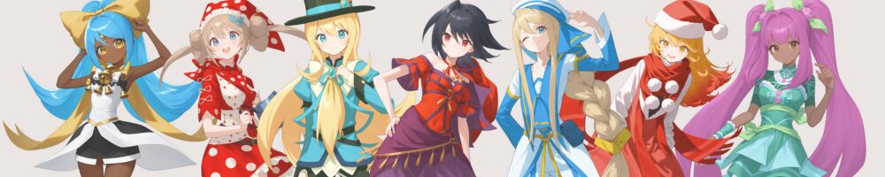 アニメキャラクター装飾