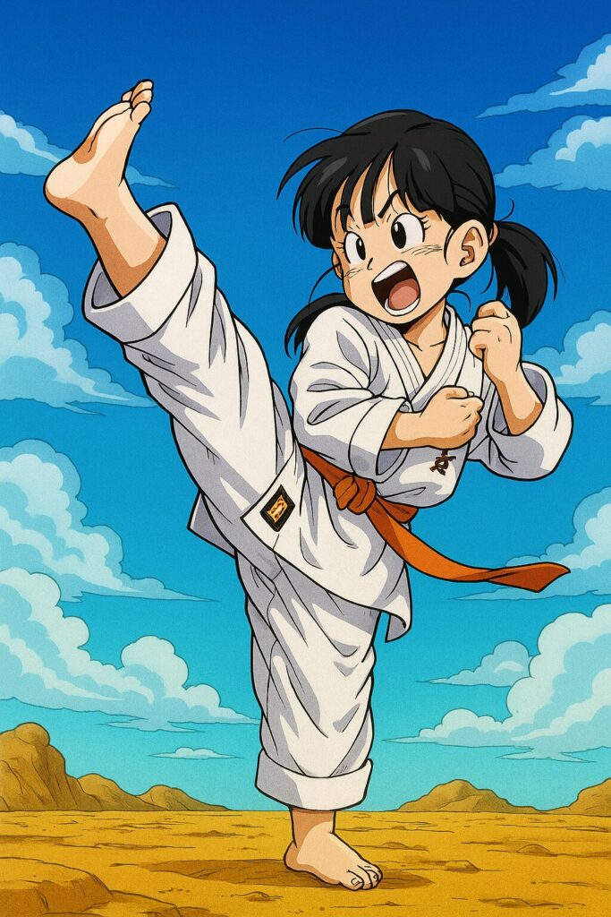 ドラゴンボール風空手少女