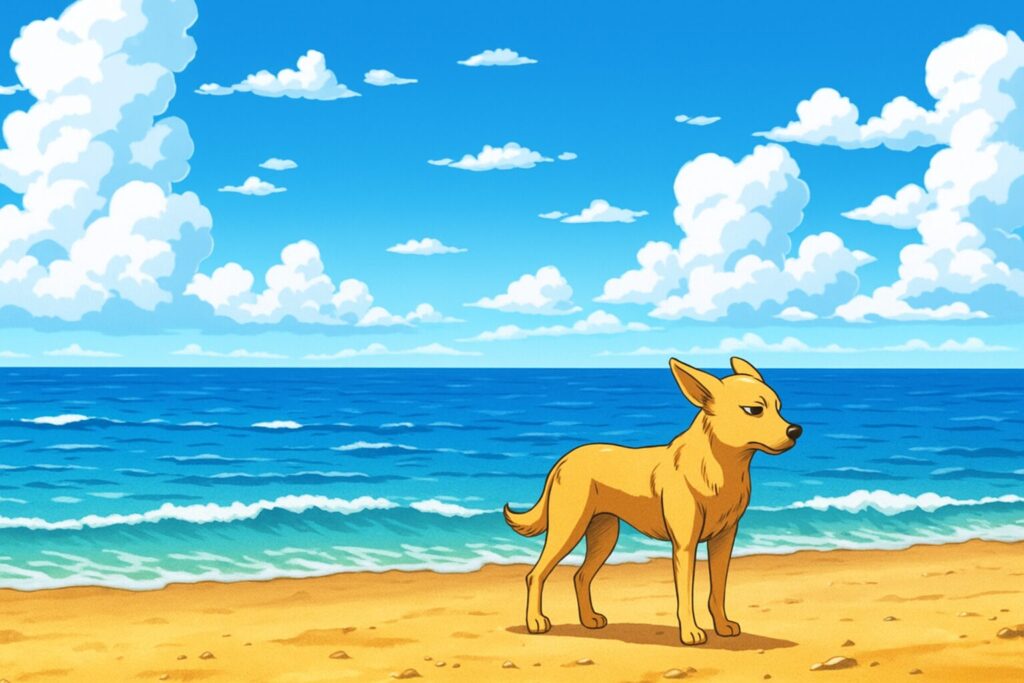 ワンピース風海の犬