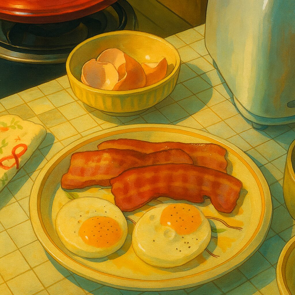 ChatGPTジブリ風朝ごはん