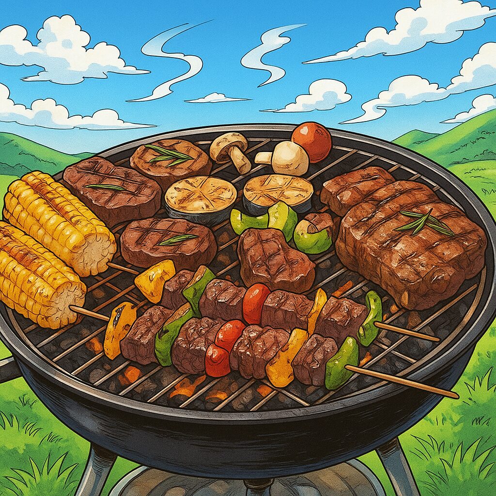 ワンピース風バーベキュー