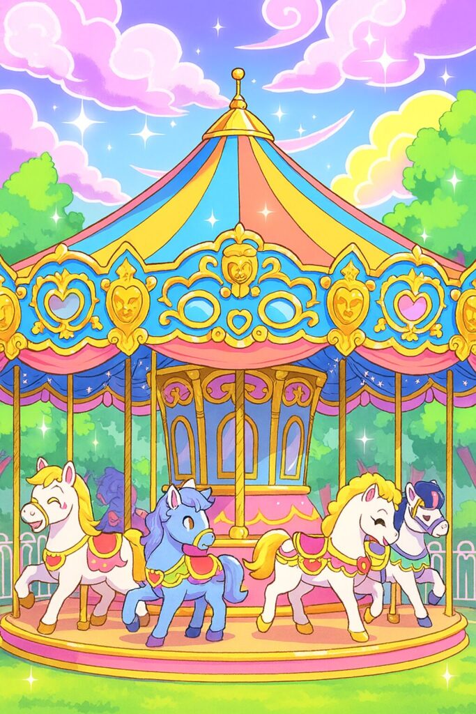 プリキュア風メリーゴーランド